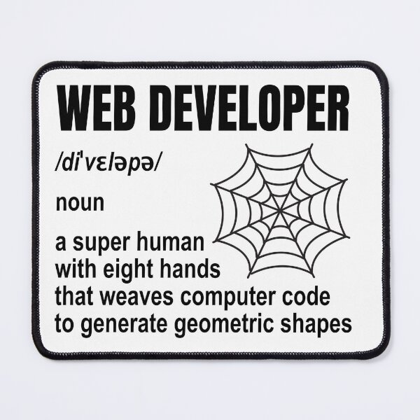 Item preview, Web Developer Dictionary Definition designed and sold by Marc  Rossmann.