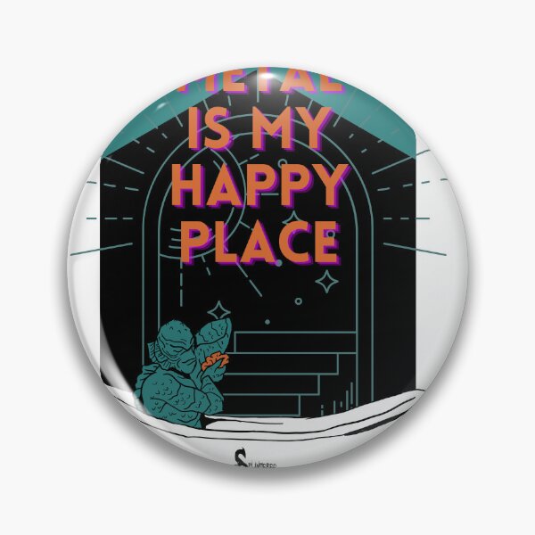 Item preview, Metal is My Happy Place designed and sold by RollingthatD20.