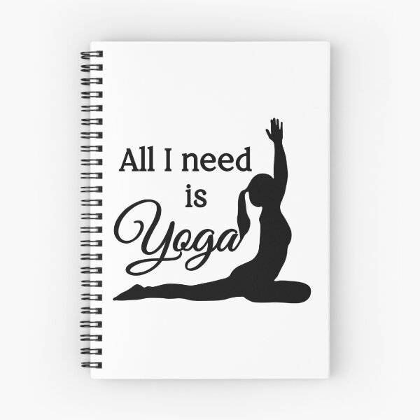 Item preview, All I Need is Yoga | Black | White designed and sold by Wintre2.