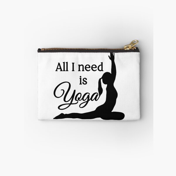 Item preview, All I Need is Yoga | Black | White designed and sold by Wintre2.