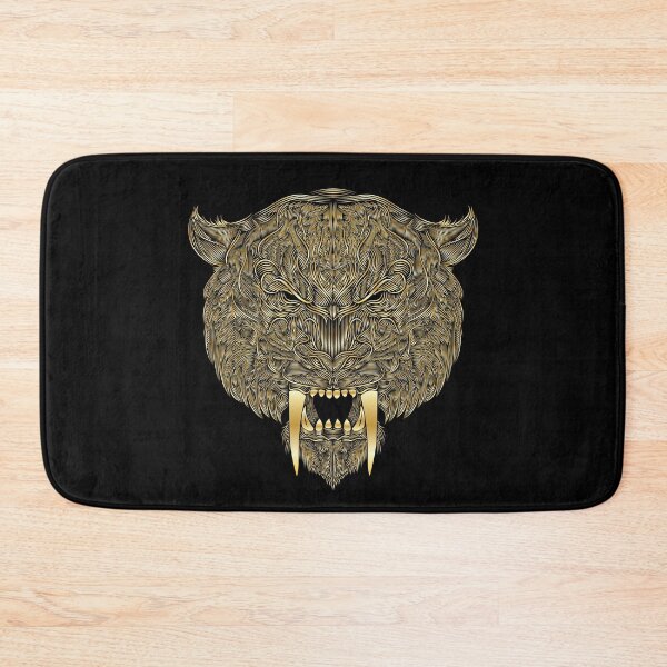 Item preview, Gold Saber Tooth Tiger   designed and sold by hockeng.