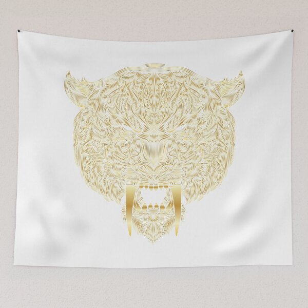 Item preview, Gold Saber Tooth Tiger   designed and sold by hockeng.
