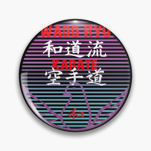 Item preview, Wado Ryu Karate Gradient Art Budo Design designed and sold by Zanshin-Art.
