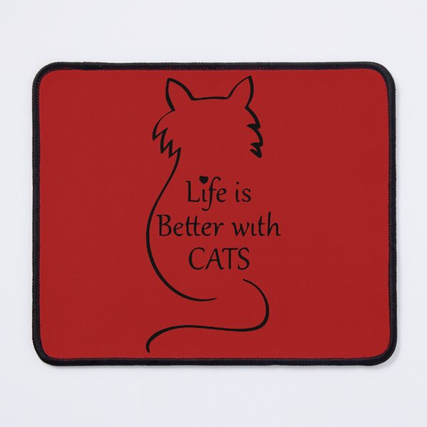 Item preview, life is better with cats designed and sold by Mounir Ameur Ali.