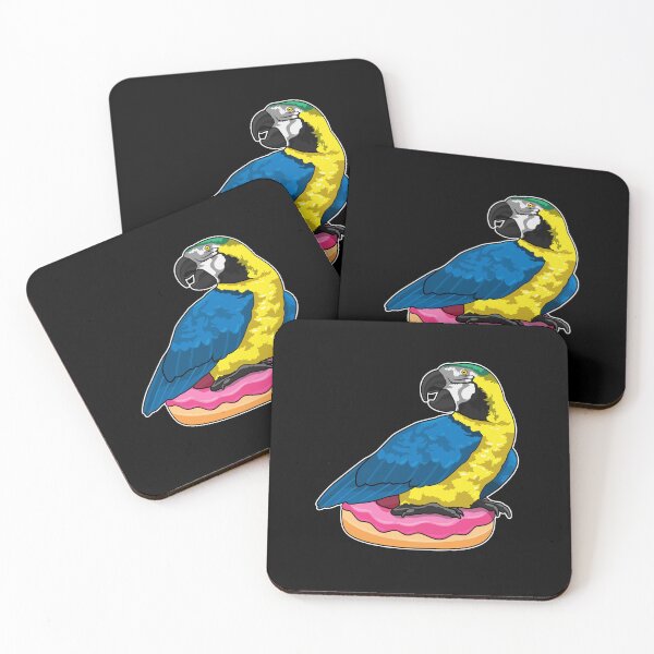 Item preview, Parrot with Donut designed and sold by Snabdesign84.
