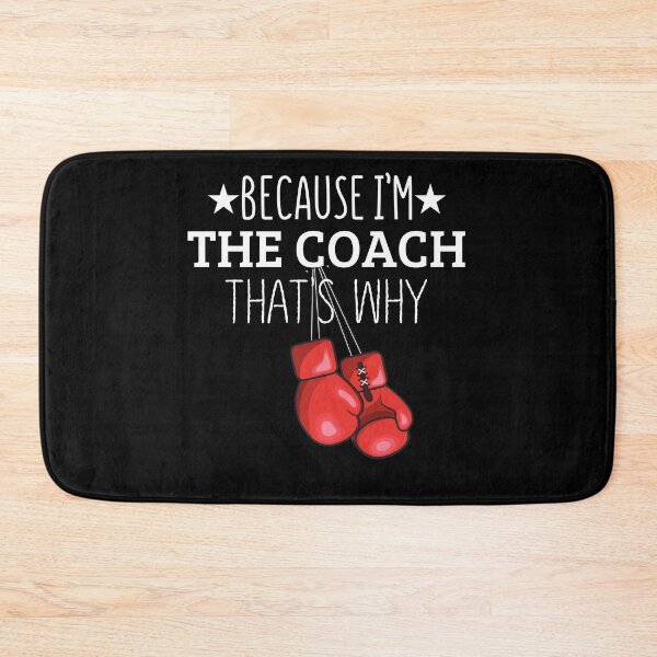 Item preview, Because Im The Coach Thats Why Funny Boxing T-Shirts Boxing Gloves Gift designed and sold by Nicet-shirt1.