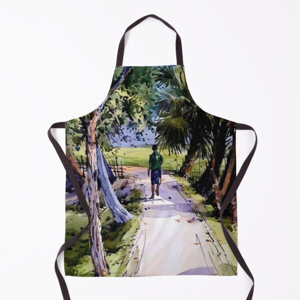 Item preview, Painting of a countryside road  designed and sold by VIVEK KUMAR RAI.