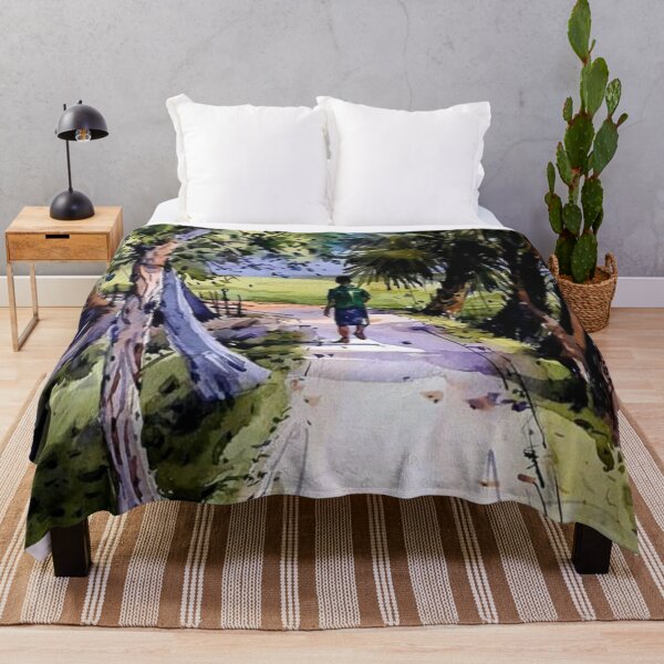 Item preview, Painting of a countryside road  designed and sold by VIVEK KUMAR RAI.