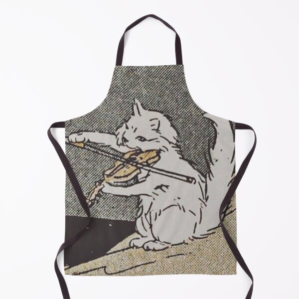 Item preview, cat playing violin comic designed and sold by KJ Juliet.
