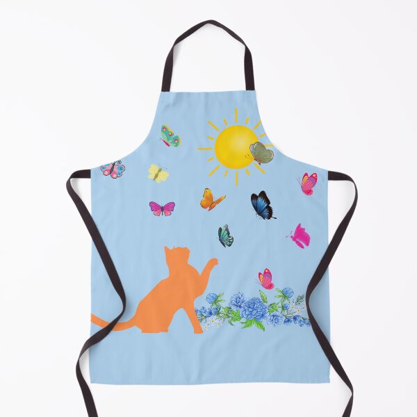 Item preview, Cat Catching Butterflies designed and sold by designlee.