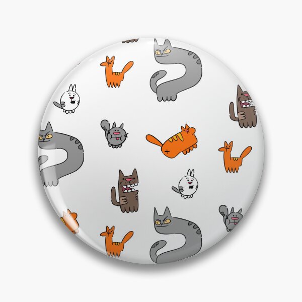 Item preview, Stylized cartoon cat sticker pack designed and sold by kukulgraphics.