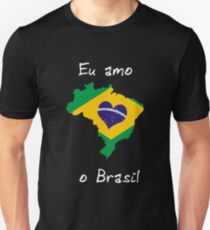 Eu Amo O Brasil Unisex T-Shirt
