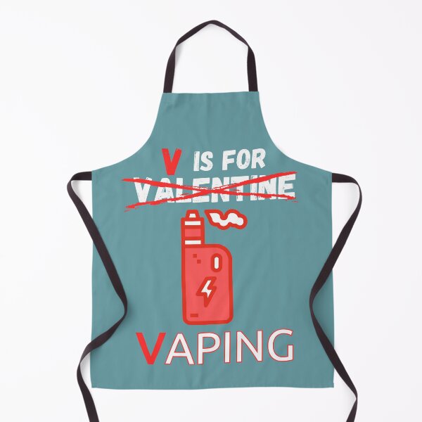 Item preview, V is for Vaping - Valentine's Day Gift designed and sold by NewHumansDesign.