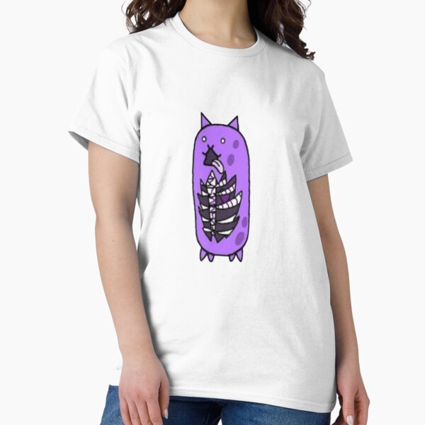 Vista previa del artículo con la obra «Gato sin tripas de gatos de batalla», diseñado y vendido por Puchi Evans.