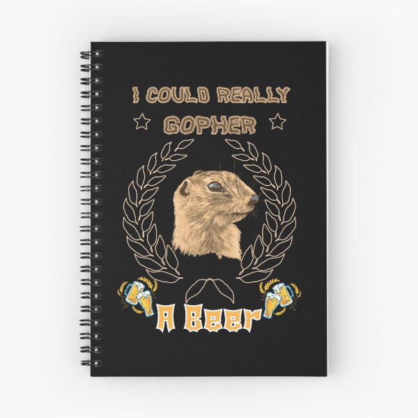 Item preview, I Could Really Gopher A Beer - Funny Gopher Beer Saying designed and sold by StellDesign.