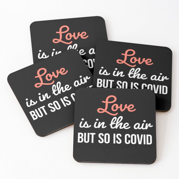 Item preview, Love is in the air but so is covid designed and sold by vyascreations.