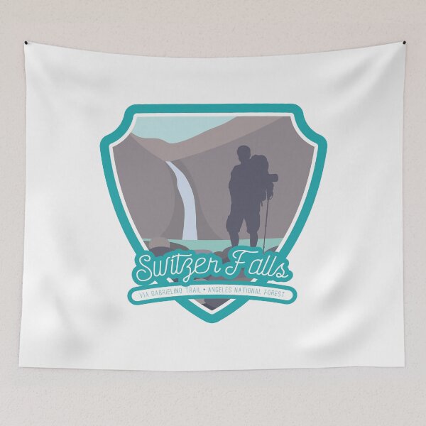 Item preview, Switzer Falls via Gabrielino Trail - Angeles National Forest designed and sold by Moritz Schwäble.