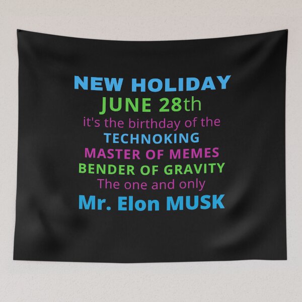 Item preview, New holiday Elon Musk  designed and sold by wildwesdesigns.