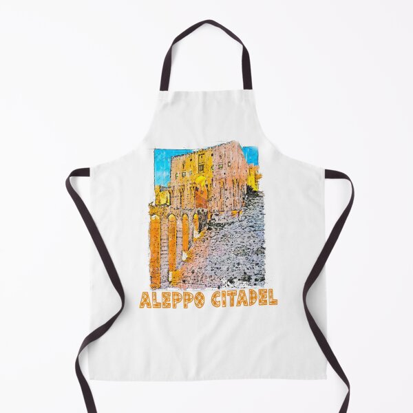 Item preview, Aleppo Citadel Syria - Historic Architecture Colorful Art Print designed and sold by NadalArtStudio.