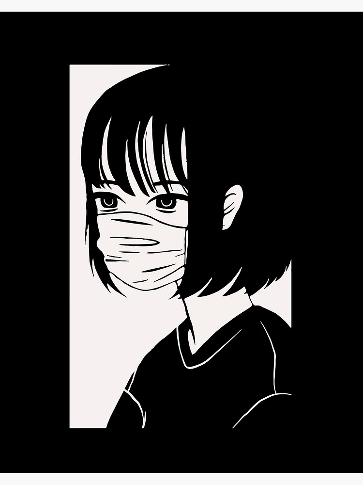 Aesthetic Anime Girl Pfp ,SAD JAPANESE ANIME AESTHETIC Art Board Print for  Sale by Hbelmous