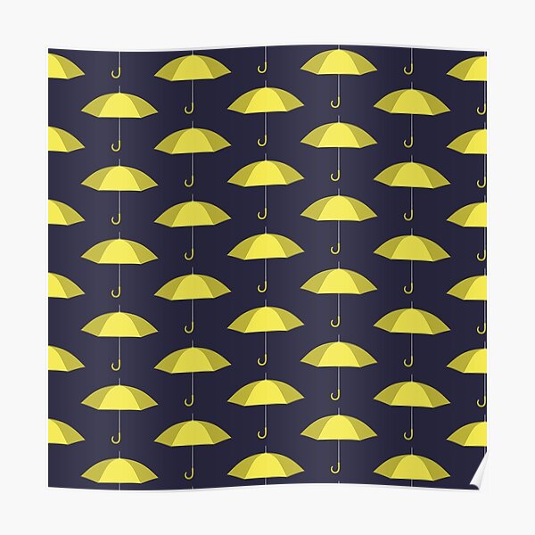 Yellow umbrella pattern Yellow umbrella pattern