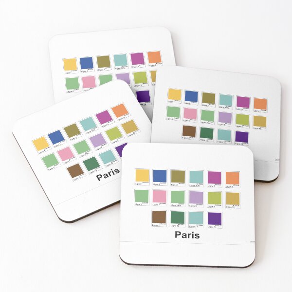 Item preview, Paris Metro Colors designed and sold by MartiRubio.