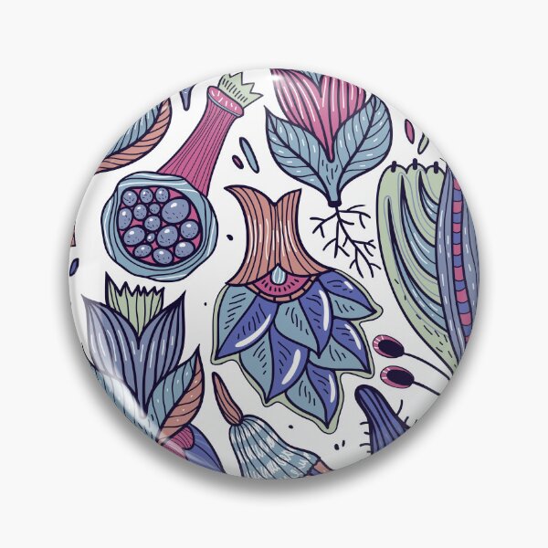 Item preview, Abstract Colorful Vintage Botanical Plant Collection designed and sold by silviaol.