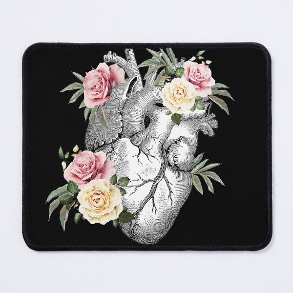 Item preview, Bloom roses Heart Human Anatomy designed and sold by Collagedream.
