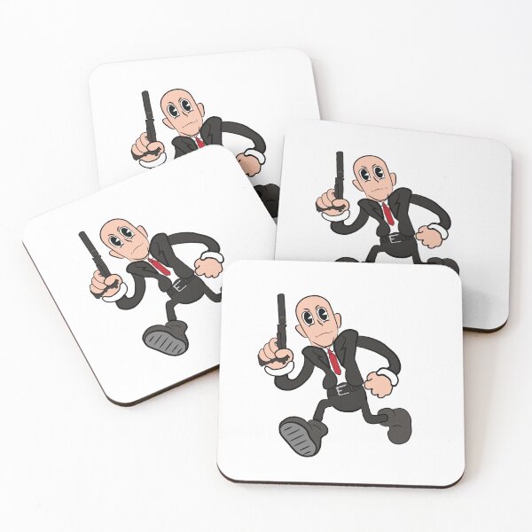 Item preview, Secret agent bald assassin rubber hose vintage cartoon designed and sold by Captain-Jackson.