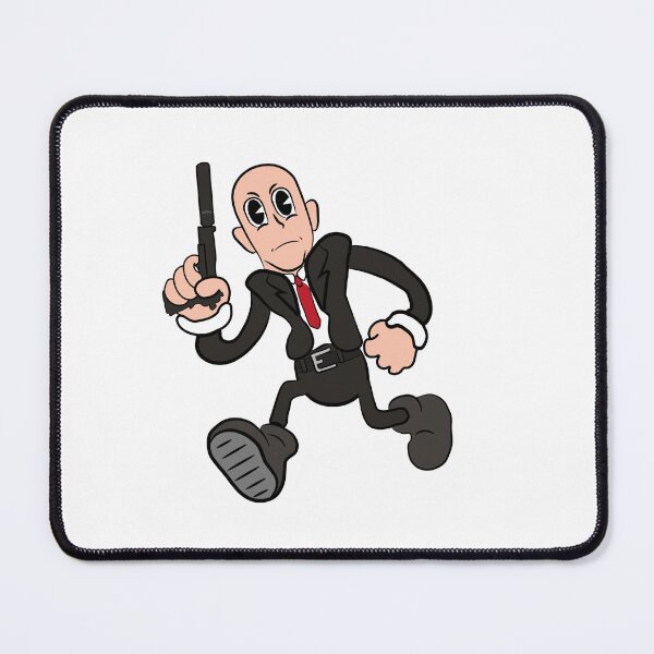 Item preview, Secret agent bald assassin rubber hose vintage cartoon designed and sold by Captain-Jackson.