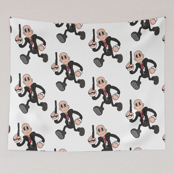 Item preview, Secret agent bald assassin rubber hose vintage cartoon designed and sold by Captain-Jackson.