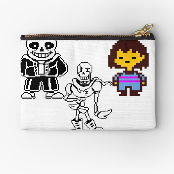 Undertale Zipper Pouches Redbubble - undertale to the surface we go roblox
