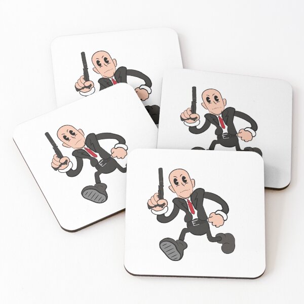 Item preview, Secret agent bald assassin rubber hose vintage cartoon designed and sold by Captain-Jackson.