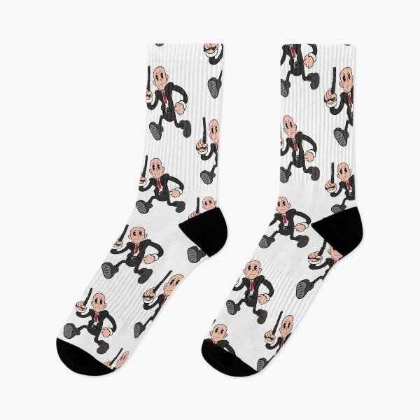 Item preview, Secret agent bald assassin rubber hose vintage cartoon designed and sold by Captain-Jackson.