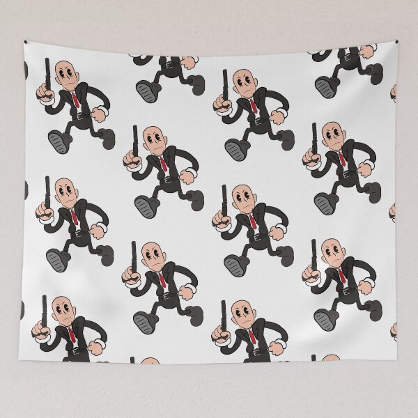 Item preview, Secret agent bald assassin rubber hose vintage cartoon designed and sold by Captain-Jackson.