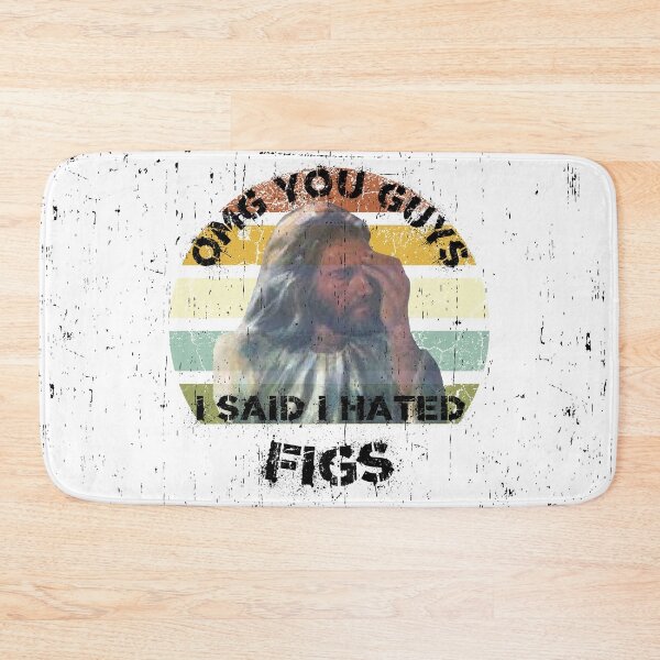 Item preview, OMG You Guys I Said I Hated Figs LGBT Jesus Meme Cut Retro Sunset With Grunge Effect designed and sold by LuckyKermit.
