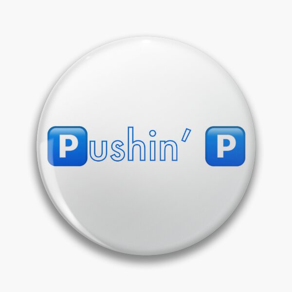 Item preview, Pushin’ P White & Blue designed and sold by Frallo.