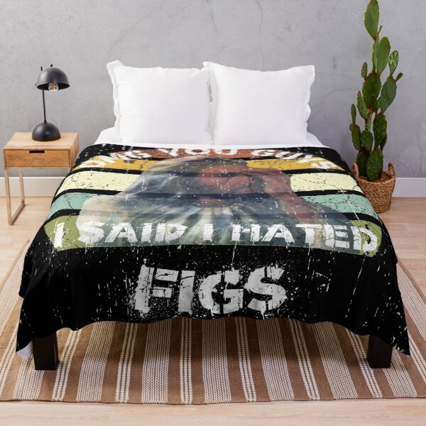 Item preview, OMG You Guys I Said I Hated Figs LGBT Jesus Meme Cut Retro Sunset With Grunge Effect In Black designed and sold by LuckyKermit.