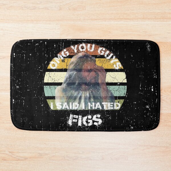 Item preview, OMG You Guys I Said I Hated Figs LGBT Jesus Meme Cut Retro Sunset With Grunge Effect In Black designed and sold by LuckyKermit.