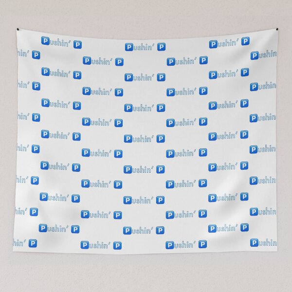 Item preview, Pushin’ P White & Blue designed and sold by Frallo.