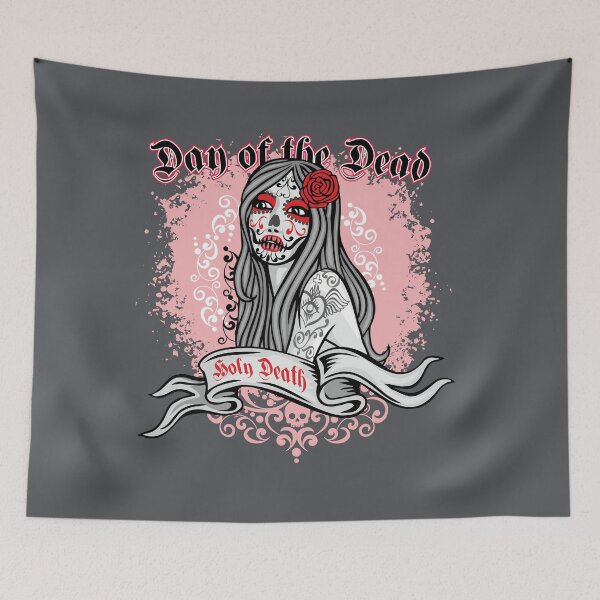 Item preview, Holy Death, Day of the Dead, mexican sugar skull  designed and sold by amid999.