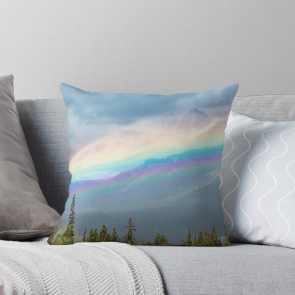 Artikelvorschau, Regenbogen über den Icefields Parkway entworfen und verkauft von Jim Stiles.