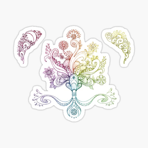 Abstract Tree Sticker