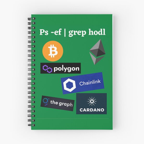 Item preview, ps -ef | grep Hodl green color designed and sold by UpcomingTech.