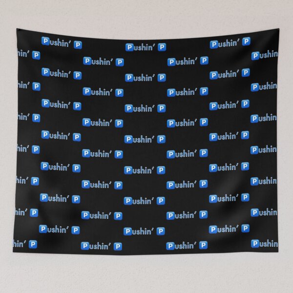 Item preview, Pushin’ P Blue & White designed and sold by Frallo.
