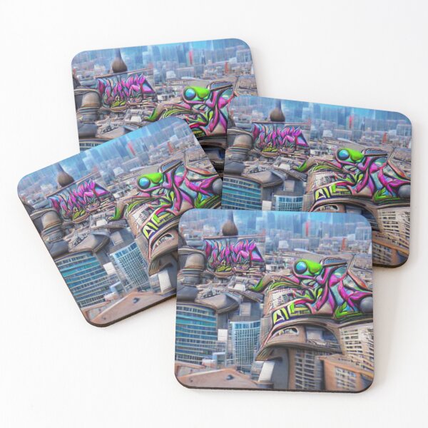 Item preview, City in graffiti style Art Work. designed and sold by Sloyar.