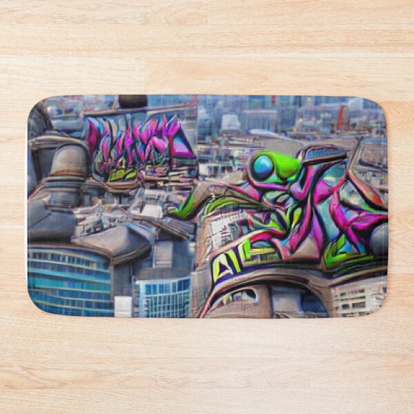 Item preview, City in graffiti style Art Work. designed and sold by Sloyar.
