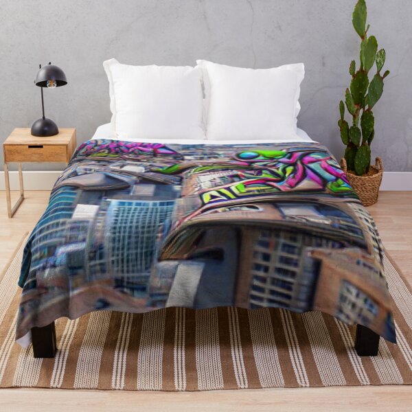 Item preview, City in graffiti style Art Work. designed and sold by Sloyar.