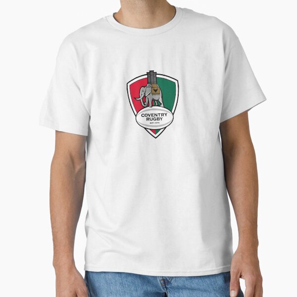 Vista previa del artículo con la obra «Cresta del equipo de rugby de Coventry», diseñado y vendido por CovMadeGifts.