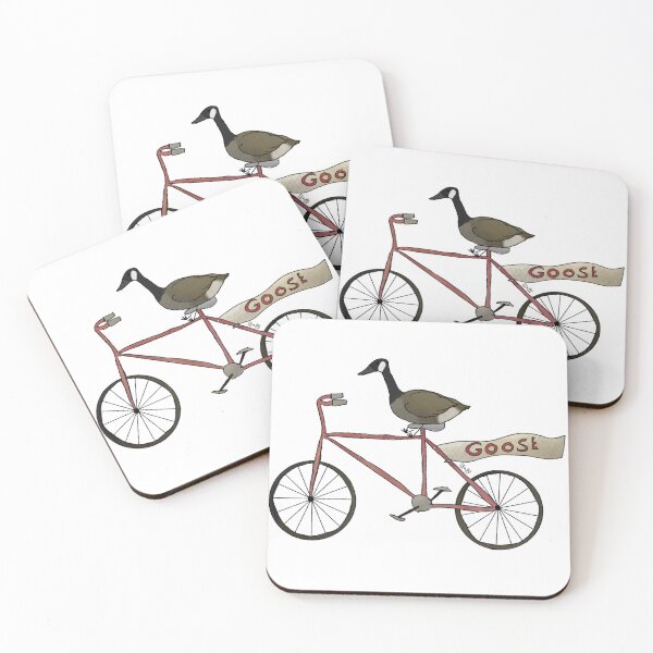 Item preview, Canada Goose on a Bicycle designed and sold by OakTreeMakes.